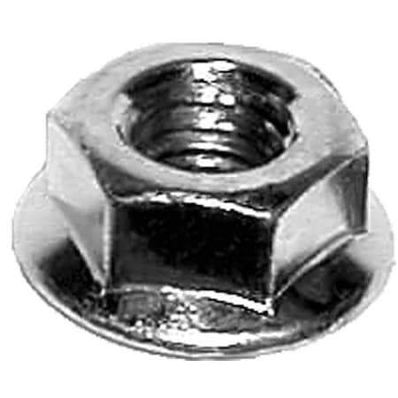 Auveco SPIN LOCK NUT W/SERRATIONS 1/2-13 THRD 1in O.D.5, 25PK 17084